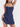 NAVY BLUE MINI DRESS CUTE VINTAGE SLIM FIT DESIGN