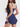 NAVY BLUE MINI DRESS CUTE VINTAGE SLIM FIT DESIGN