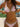 NAVY BLUE SEASHELL BIKINI SET SOLID COLOR BIKINI