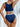 NAVY BLUE SPORTS BRA SET HIGH SUPPORT