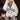 NAVY BLUE ZIP-UP HOODIE Y2K BEIGE OVERSIZE STYLE