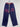 NAVY LETTER PRINT SWEATPANTS Y2K