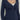 NAVY LONG-SLEEVED BUTTON-UP SHIRT WITH BLUE VINTAGE LACE DETAILS