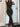 NAVY RIBBED TWO-PIECE SET CASUAL SPORTS SPANDEX FABRIC