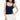 NAVY TANK TOP LACE TRIM RHINESTONE BOW