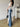OFF SHOULDER EVENING DRESS SOLID COLOR EVENING CELESTE