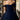 OFF-THE-SHOULDER NAVY MINI DRESS Y2K STYLE