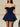 OFF-THE-SHOULDER NAVY MINI DRESS Y2K STYLE