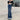 OFF-THE-SHOULDER TOP AND WIDE LEG MID-RISE JEANS SET WITH FUNCTIONAL POCKETS