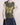 OLIVE GREEN BUTTERFLY SLEEVELESS SWEATER VEST