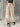 OLIVE GREEN CARGO PANTS WITH ADJUSTABLE DRAWSTRING AND LOOSE FIT