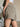 OLIVE GREEN CARGO SHORTS IN SOFT COTTON BLEND