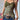 OLIVE GREEN FLORAL HALTER TOP VINTAGE HALTER RUCHED BACKLESS