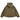 OLIVE GREEN HOODED JACKET UNISEX Y2K INSPIRED FASHION OUTERWEAR
