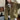 OLIVE GREEN HOODED KNIT CARDIGAN FOR WOMEN