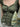OLIVE GREEN LACE-TRIM CORSET TOP WITH SLIM FIT DESIGN