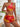 OMBRE BIKINI SET TIE DYE PATTERN SKIRTED SWIMSUIT