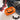 ORANGE JACK-O'-LANTERN HAIR CLIP ACCESSORY