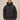 OVERSIZED DROPPED SHOULDER BLACK HOODED PUFFER JACKET