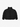 OVERSIZED DROPPED SHOULDER BLACK HOODED PUFFER JACKET