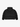 OVERSIZED DROPPED SHOULDER BLACK HOODED PUFFER JACKET