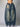 OVERSIZED FADED BLUE JEANS HIP HOP RETRO STYLE