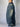 OVERSIZED FADED BLUE JEANS HIP HOP RETRO STYLE