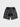 PAISLEY STRETCH FIT SHORTS - BLACK AND WHITE PATTERNED FIT PANTS