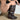 PATENT KNEE-HIGH BOOTS DOUBLE BUCKLE KNEE-HIGH BOOTS