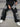 PATTERNED STRAIGHT LEG CASUAL PANTS