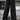 PATTERNED STRAIGHT LEG CASUAL PANTS