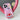 PINK 3D CLOWN PHONE CASE FOR IPHONE WITH CLOWN DESIGN