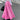 PINK ACID-WASH DENIM SKIRT WITH BUTTON CLOSURE FOR WOMEN