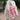 PINK AND CREAM POM POM TOTE BAG FOR CASUAL DAY