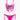 PINK BUTTERFLY-PRINT BIKINI FOR HOLIDAY SWIMWEAR