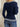 PINK COLOR BLOCK KNIT V-NECK SWEATER