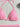 PINK CROCHET BIKINI SET WITH ELASTANE FABRIC TEXTURE