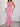 PINK FLORAL SPAGHETTI STRAP DRESS Y2K SLIP