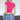PINK HALTER BOLERO SHORT SLEEVE TEE
