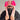 PINK HEART AQUABRAIN PLUSH HAT