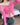 PINK OFF-THE-SHOULDER Y2K RIBBED CARDIGAN WITH FLARED SLEEVES