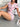 PINK PANDA ROMPER EASTERN THEMED CARTOON PRINT