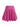 PINK PLEATED SKIRT SHINY MICRO ELASTICITY FIT