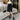 PINK SLIT KNEE-LENGTH SKIRT MODERN DESIGN