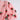 PINK STRAWBERRY-PATTERNED TULLE DRESS WITH SEQUIN STRAWBERRYA ACCENTS