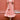 PINK STRAWBERRY-PATTERNED TULLE DRESS WITH SEQUIN STRAWBERRYA ACCENTS