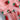 PINK STRAWBERRY-PATTERNED TULLE DRESS WITH SEQUIN STRAWBERRYA ACCENTS