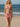 PINK TIE-DYE BIKINI SKIRT SET ELASTANE FABRIC
