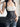 PINSTRIPE CORSET TOP WITH RUFFLE DETAIL AND SLIM FIT SLEEVELESS DESIGN