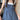 PLAID CAMISOLE TOP WITH LACE TRIM IN BLUE AND WHITE CHECK DESIGN